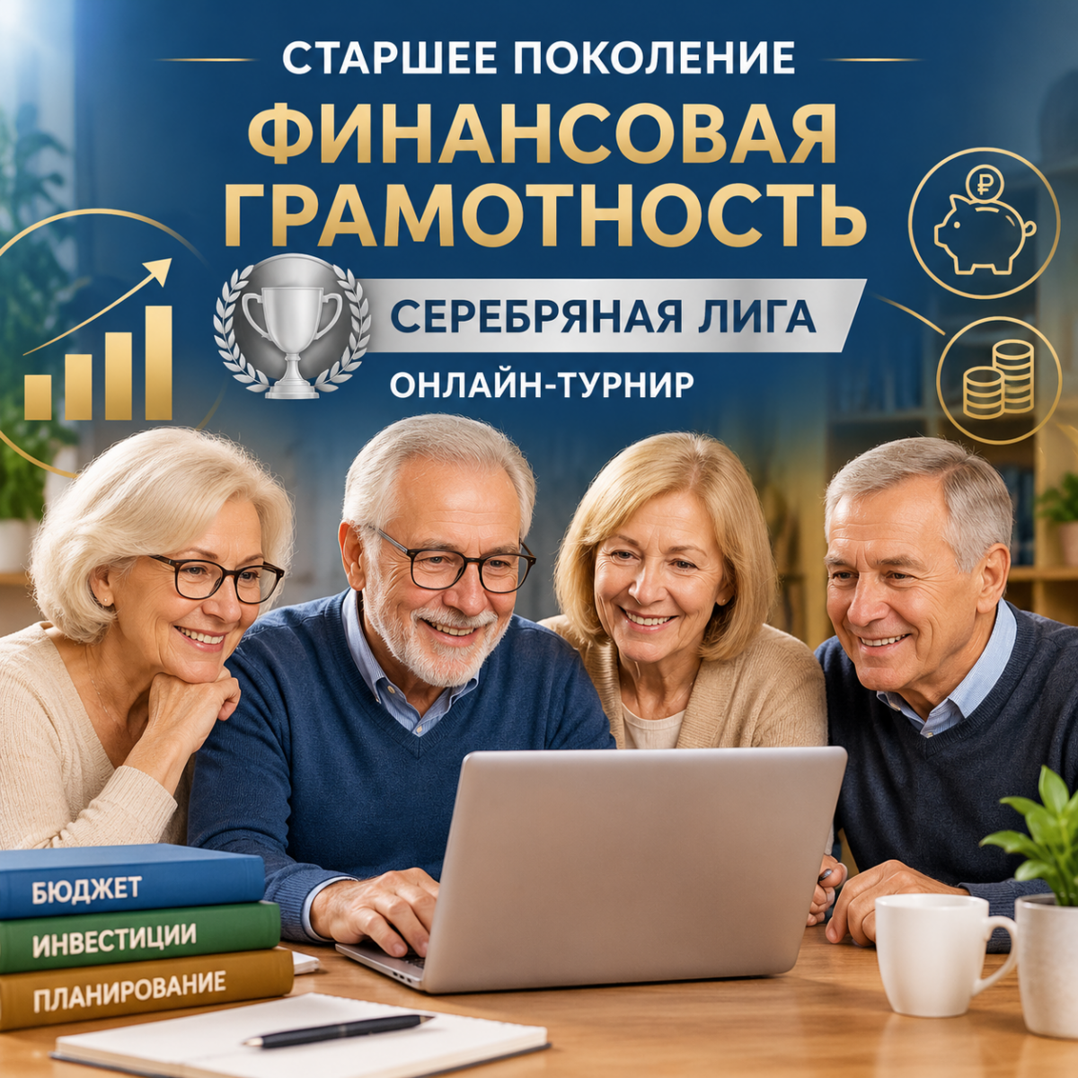 Турнир по повышению уровня финансовой грамотности &laquo;Серебряная лига&raquo; для граждан старшего поколения